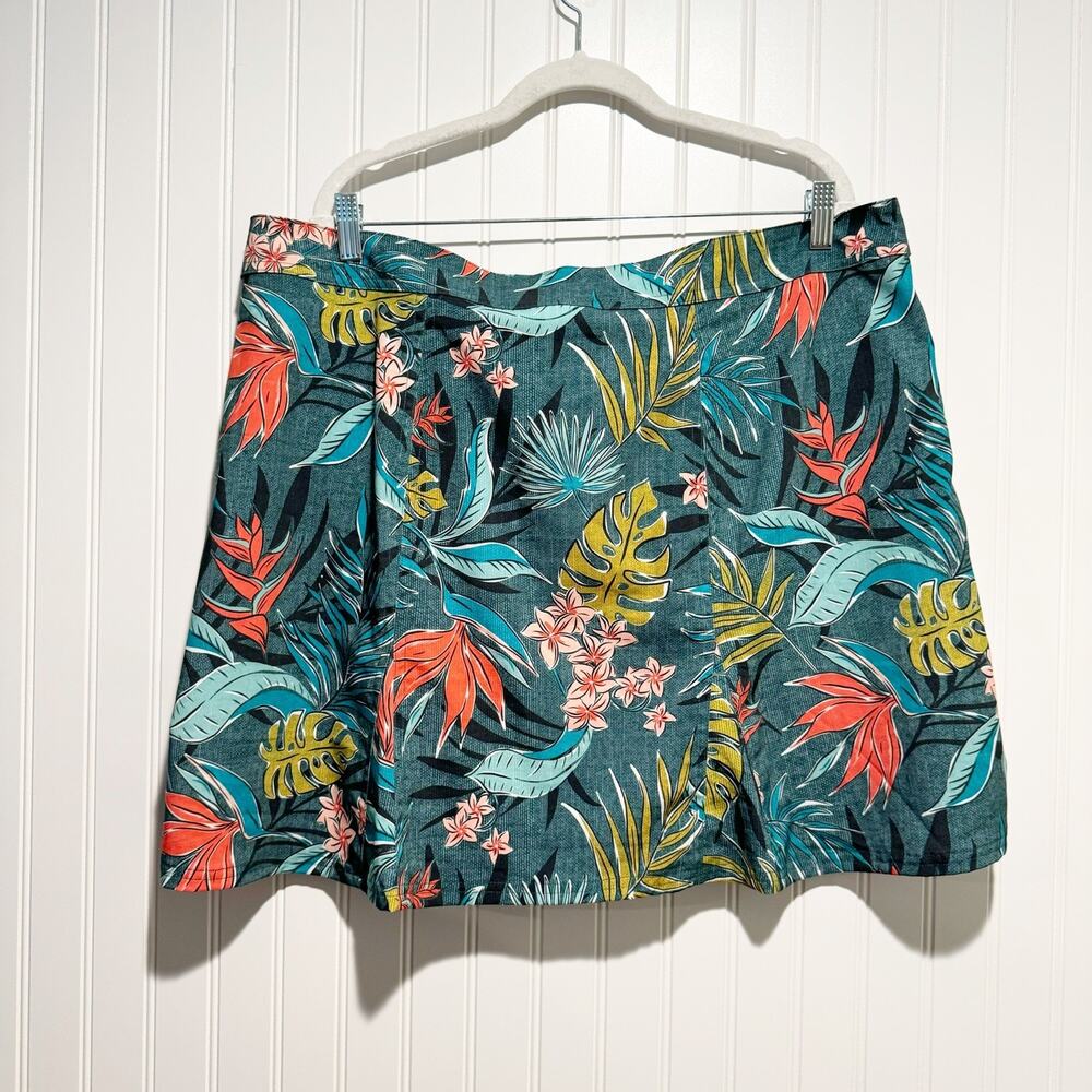 Ripskirt Hawaii Length 2 Skirt Vintage Bali Jungle XXLarge - Picture 7 of 7